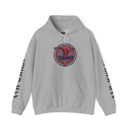 Spider-Man Graphic Hoodie — Retro City Web-Slinger Sweatshirt