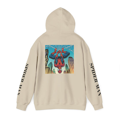 Spider-Man Graphic Hoodie — Retro City Web-Slinger Sweatshirt