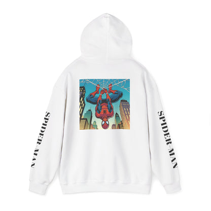 Spider-Man Graphic Hoodie — Retro City Web-Slinger Sweatshirt
