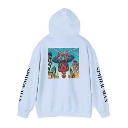 Spider-Man Graphic Hoodie — Retro City Web-Slinger Sweatshirt
