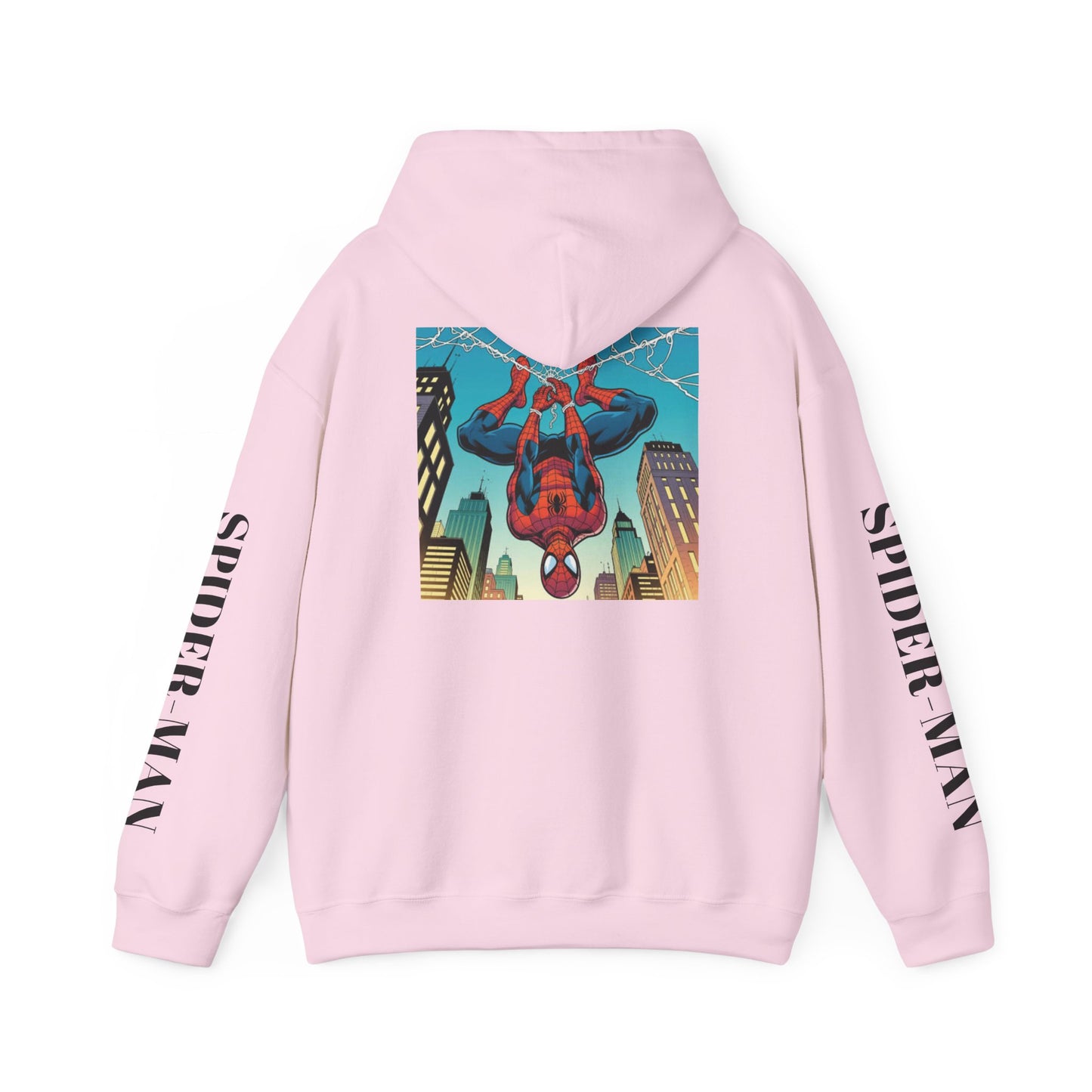 Spider-Man Graphic Hoodie — Retro City Web-Slinger Sweatshirt