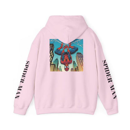 Spider-Man Graphic Hoodie — Retro City Web-Slinger Sweatshirt