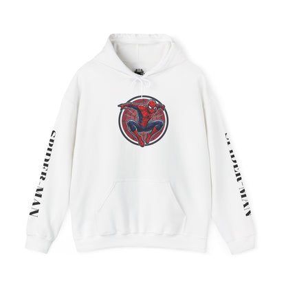 Spider-Man Graphic Hoodie — Retro City Web-Slinger Sweatshirt