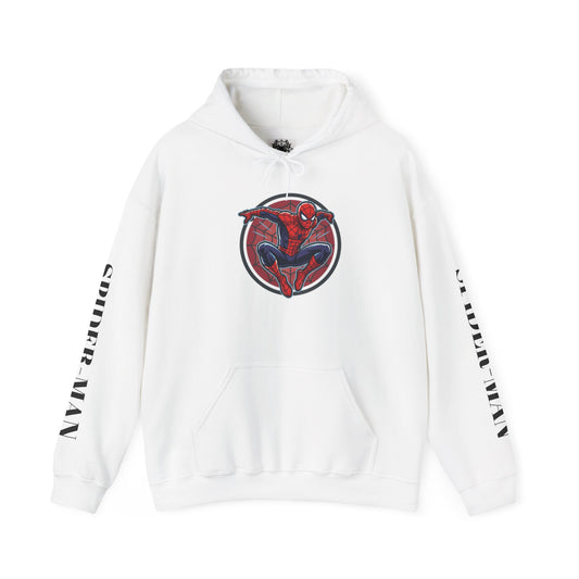 Spider-Man Graphic Hoodie — Retro City Web-Slinger Sweatshirt
