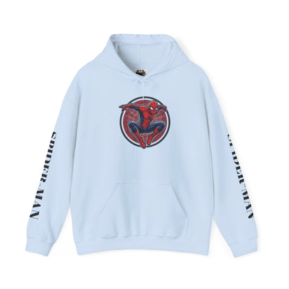 Spider-Man Graphic Hoodie — Retro City Web-Slinger Sweatshirt