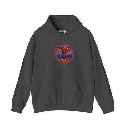 Spider-Man Graphic Hoodie — Retro City Web-Slinger Sweatshirt