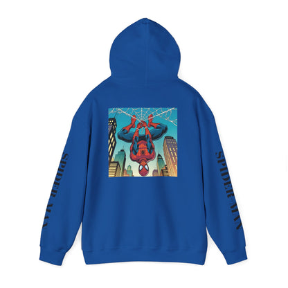 Spider-Man Graphic Hoodie — Retro City Web-Slinger Sweatshirt