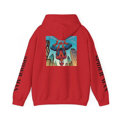 Spider-Man Graphic Hoodie — Retro City Web-Slinger Sweatshirt