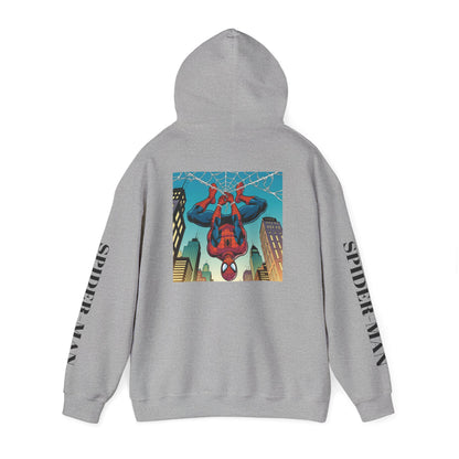 Spider-Man Graphic Hoodie — Retro City Web-Slinger Sweatshirt