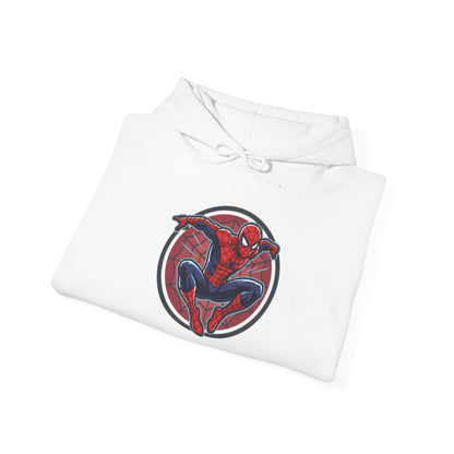 Spider-Man Graphic Hoodie — Retro City Web-Slinger Sweatshirt