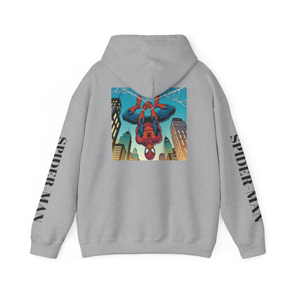 Spider-Man Graphic Hoodie — Retro City Web-Slinger Sweatshirt