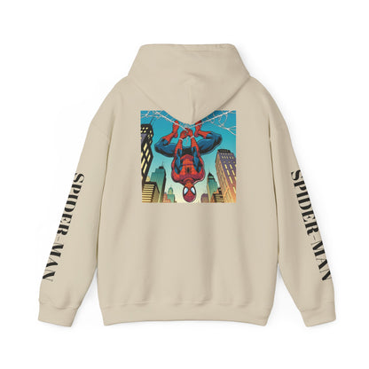 Spider-Man Graphic Hoodie — Retro City Web-Slinger Sweatshirt