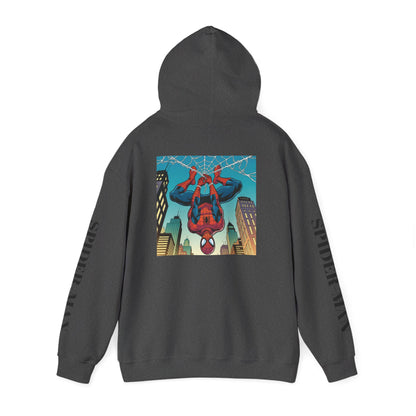 Spider-Man Graphic Hoodie — Retro City Web-Slinger Sweatshirt
