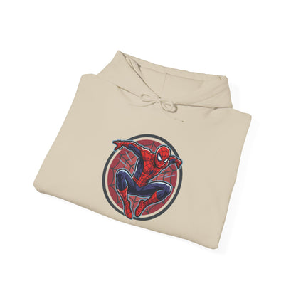 Spider-Man Graphic Hoodie — Retro City Web-Slinger Sweatshirt
