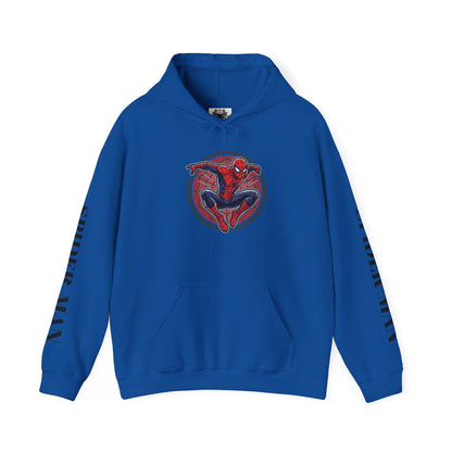 Spider-Man Graphic Hoodie — Retro City Web-Slinger Sweatshirt