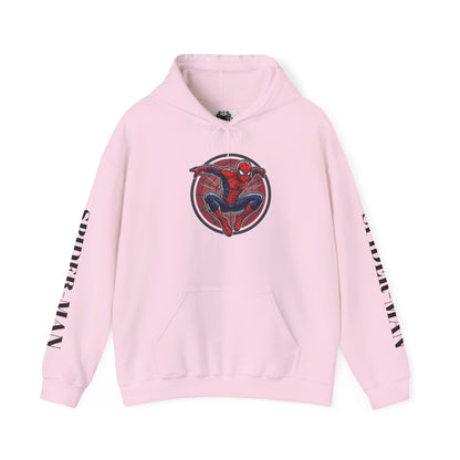 Spider-Man Graphic Hoodie — Retro City Web-Slinger Sweatshirt