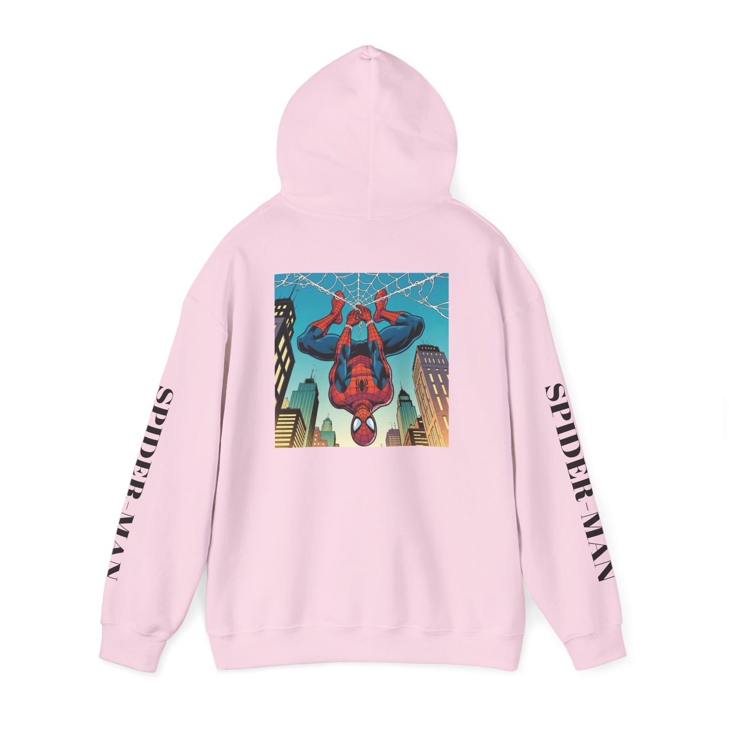 Spider-Man Graphic Hoodie — Retro City Web-Slinger Sweatshirt