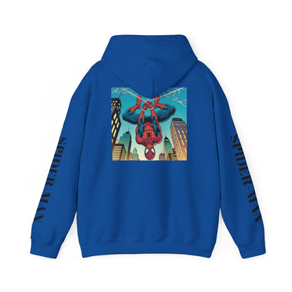 Spider-Man Graphic Hoodie — Retro City Web-Slinger Sweatshirt